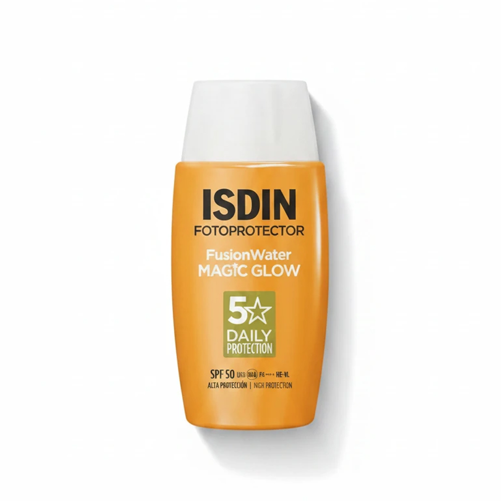 کرم ضد آفتاب ایزدین فیوژن واتر مجیک گلو SPF 30 (ISDIN Fusion Water Magic Glow SPF 30)